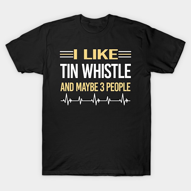 3 People Tin Whistle Flageolet T-Shirt by symptomovertake
